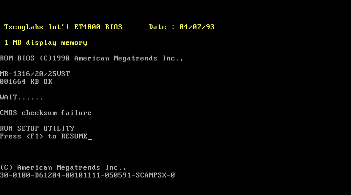PC/AT 386SX (16 MHz, MF2 Keyboard)