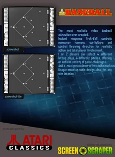 Atari Baseball dos
