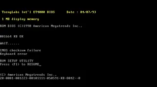 PC/AT Turbo (12 MHz, MF2 Keyboard)