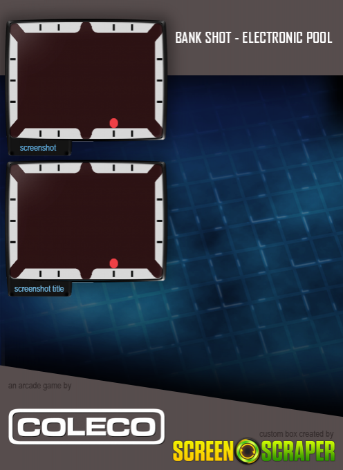 Bank Shot - Electronic Pool - Dos