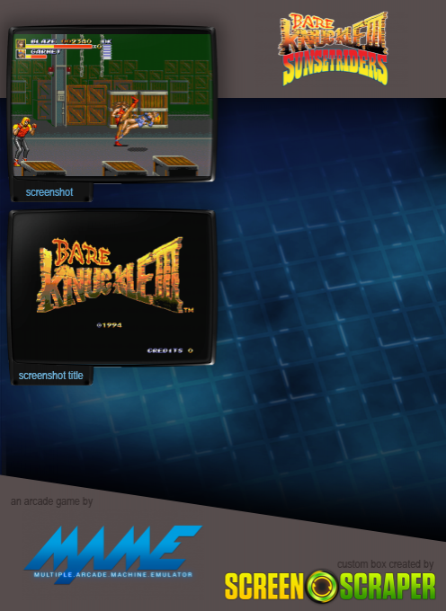 Bare Knuckle III / Sunset Riders - Dos