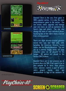 Baseball Stars - Be A Champ! (playchoice-10) dos