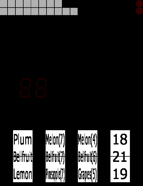 21 Up (Bellfruit) (Black Box) (5p Stake, £1 Jackpot)