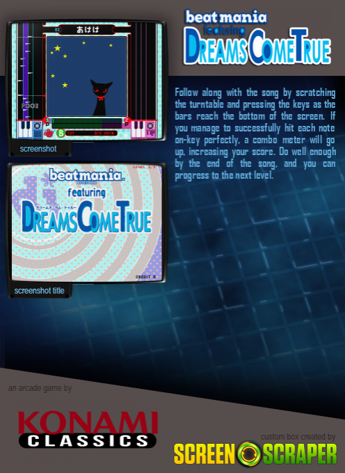 Beatmania Featuring Dreams Come True - Dos