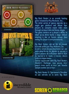 Big Buck Hunter II - Sportsman's Paradise dos