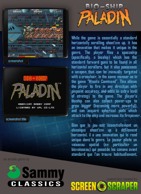 Bio-ship Paladin - Dos