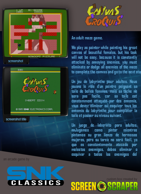 Canvas Croquis - Dos