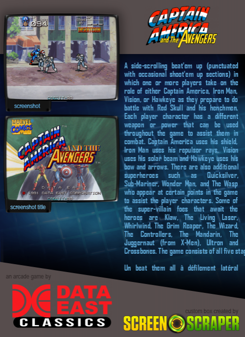 Captain America And The Avengers - Dos