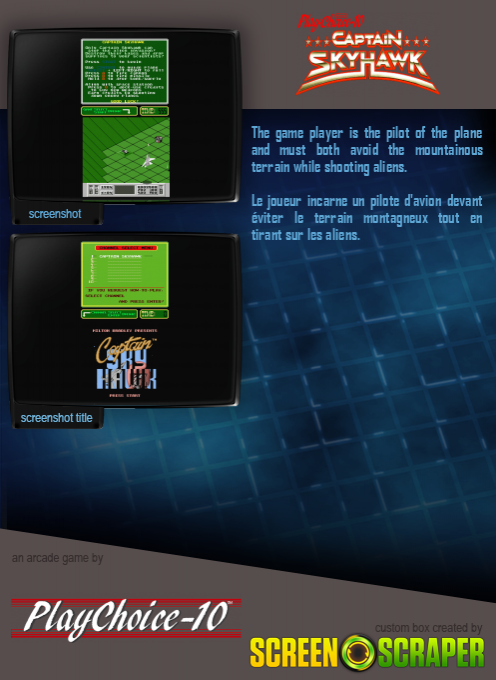 Captain Sky Hawk (playchoice-10) - Dos