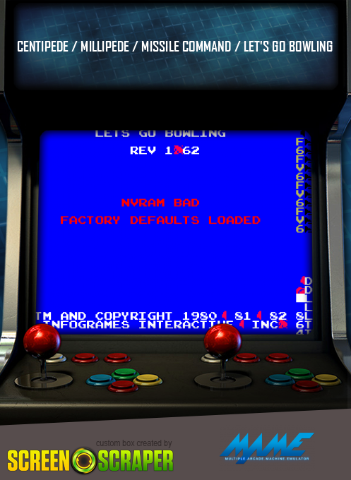 Centipede / Millipede / Missile Command / Let's Go Bowling