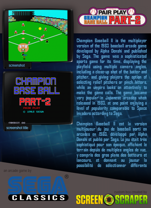 Champion Base Ball Part-2 - Dos