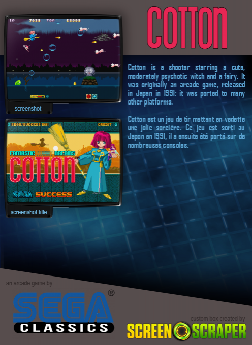 Cotton: Fantastic Night Dreams dos