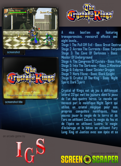 The Crystal Of Kings dos