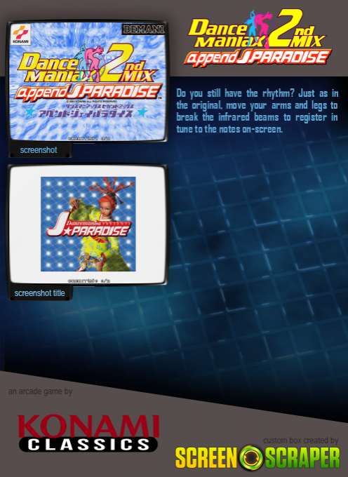 Dance Maniax 2nd Mix Append J-paradise dos