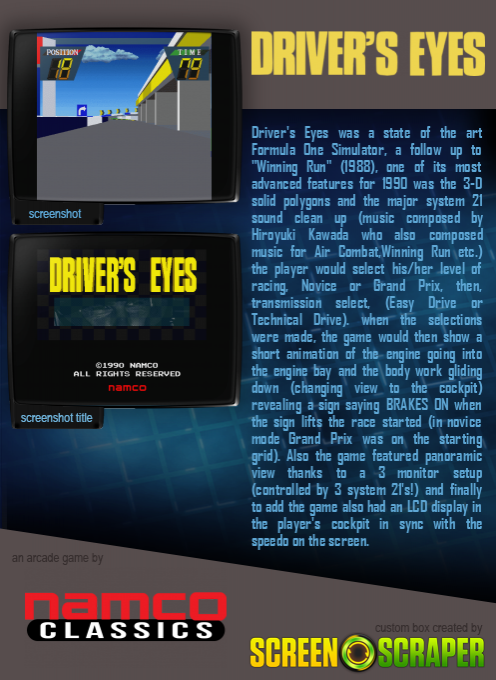 Driver's Eyes dos