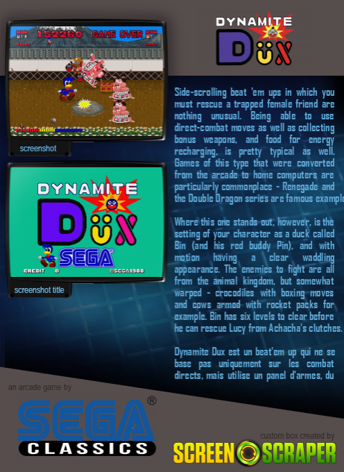 Dynamite Dux dos