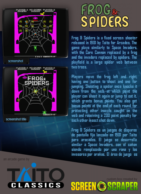 Frog And Spiders dos