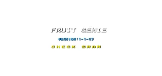 Fruit Genie (Version 1-1-03, set 1)