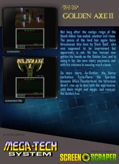 Golden Axe II (Mega Play) dos