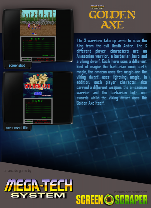 Golden Axe dos