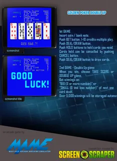 Golden Poker Double Up dos