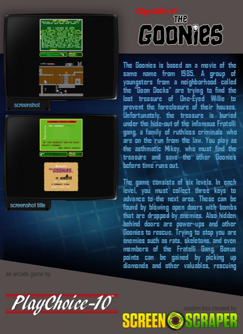 The Goonies (playchoice-10) dos