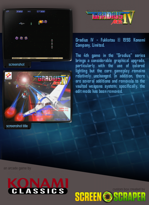 Gradius IV: Fukkatsu dos