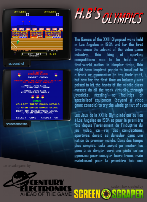 Hunchback at the Olympics dos