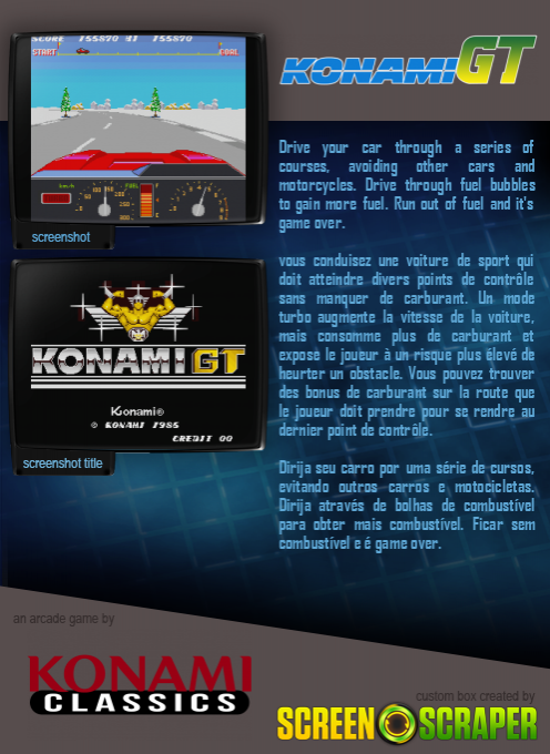 Konami Gt dos