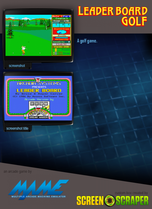 Leader Board Golf dos