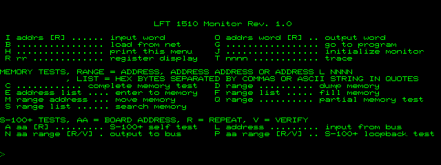 A1510 186 User Processor