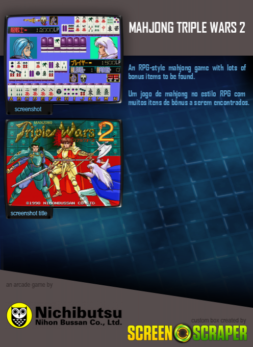 Mahjong Triple Wars dos