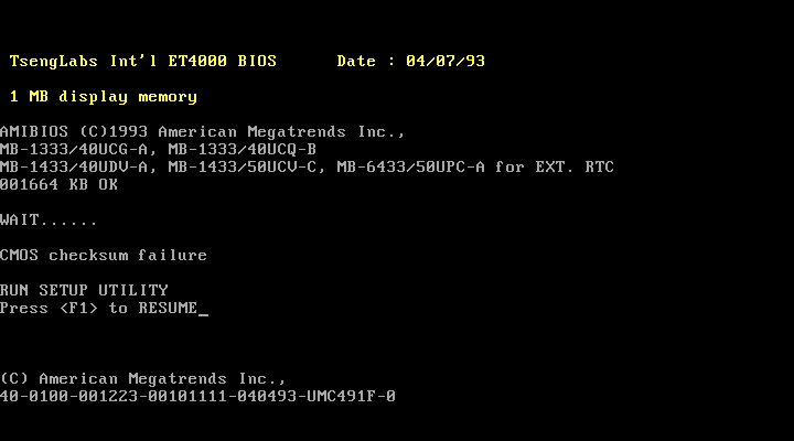 MB-1433UCV (IBM PC/AT Clone Motherboard)