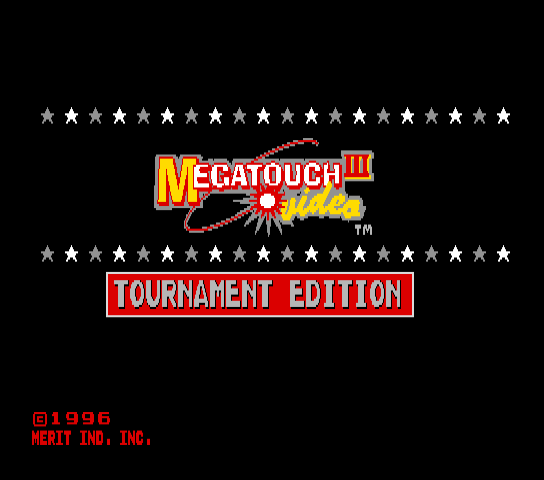 Megatouch III Tournament Edition (9255-30-01 R0E, Standard version)