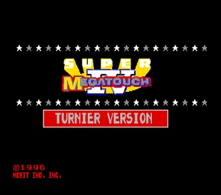 Super Megatouch IV Turnier Version (9255-51-50 R0A, Bi-Lingual GER/ENG version)