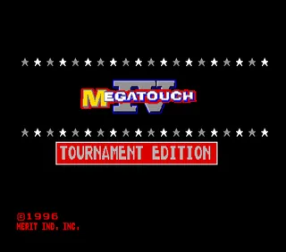 Megatouch IV Tournament Edition (9255-50-01 R0D, Standard version)