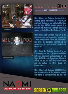 Melty Blood : Act Cadenza Version B dos