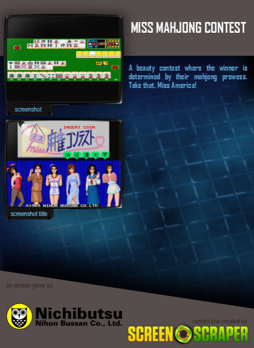 Miss Mahjong Contest dos