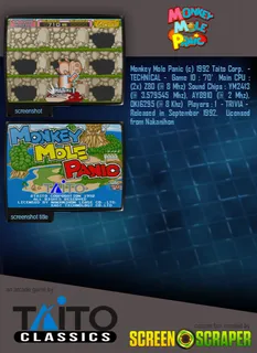 Monkey Mole Panic dos