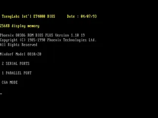 Nixdorf 8810/20 (IBM PC/AT Clone)