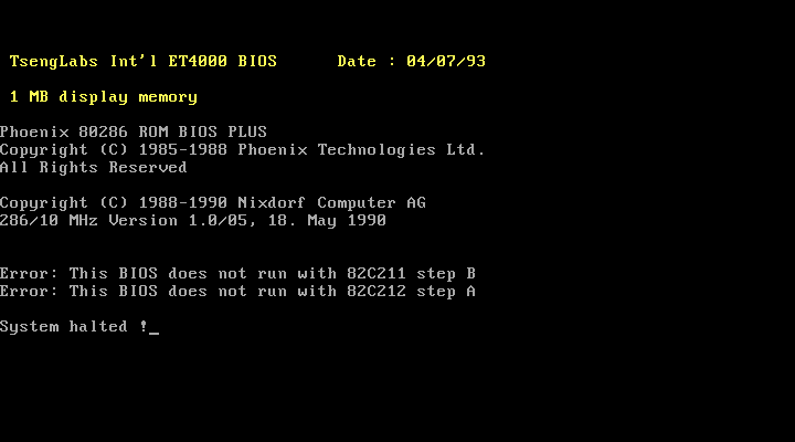 Nixdorf 8810 M30 (IBM PC/AT Clone)