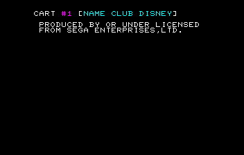 Name Club Disney (J 980614 V1.000)
