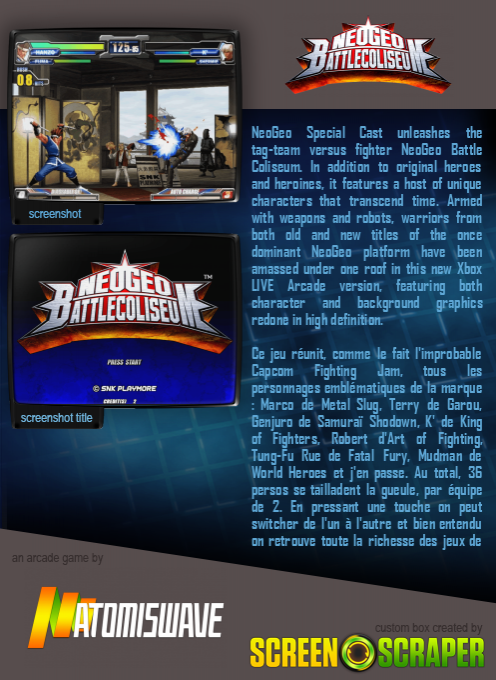 NeoGeo Battle Coliseum dos