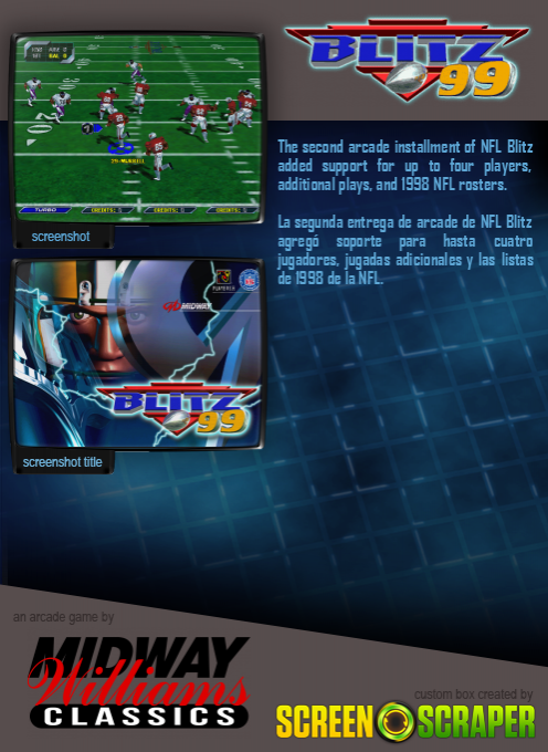 Nfl Blitz '99 dos