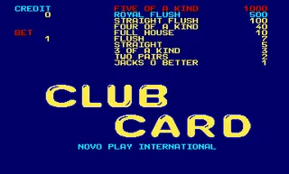 Novo Play Club Card (V6.2H)