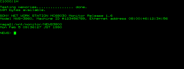 Sony NWS-3860 (Station de Travail)
