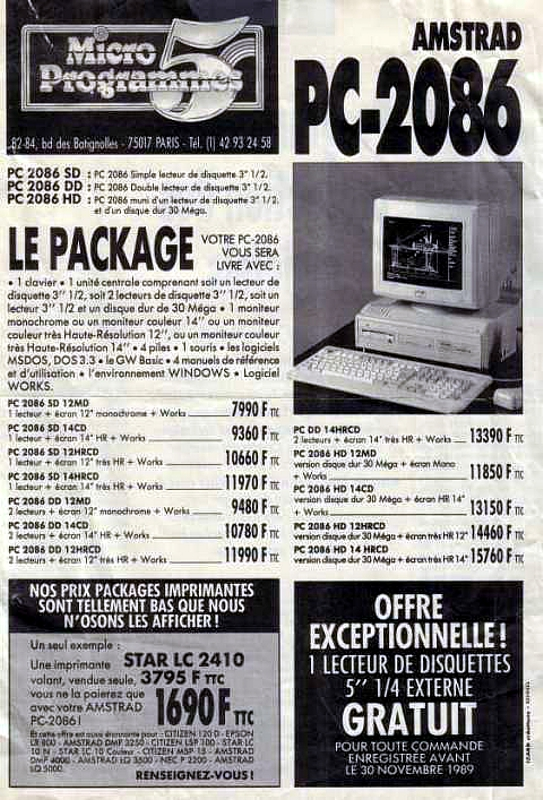 Amstrad PC2086