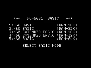 PC-6601 (Japan)