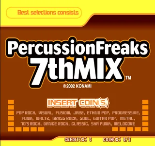Percussion Freaks 7th Mix (G*C07 VER. AAA)