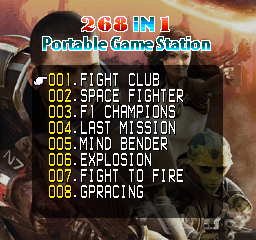 Portable Game Station 268-in-1